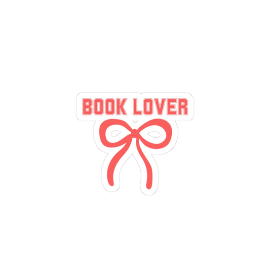 Book Lover Kiss-Cut Stickers | Vinyl Decals